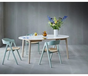 Сгъваема маса за хранене с бял плот Hammel Ø130 Single - Hammel Furniture