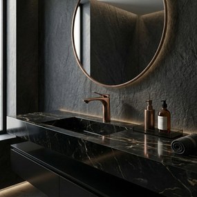 Смесител за мивка PREMIUM REA Vision Copper Brush Low