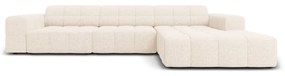 Кремав ъглов диван (десен ъгъл) Chicago - Cosmopolitan Design