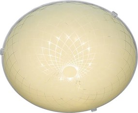 Плафониера БЮТИ LED, ø300, екрю гланц, 18W, 4000K