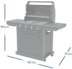 Газово барбекю Campingaz 4 Series Onyx