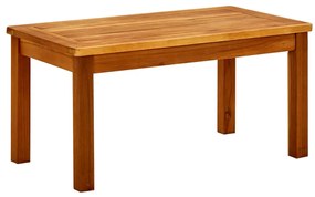 316399 vidaXL Градинска кафе маса, 70x40x36 см, акация масив