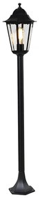 Външна стоеща лампа черна 120 см IP44 - Хавана