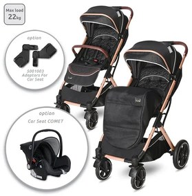 Лятна детска количка STORM LORELLI - LUXE Black