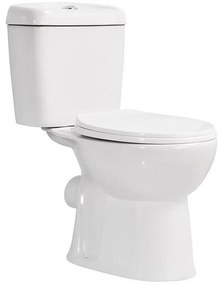 Моноблок ICC 6236P НОВ, Inter Ceramic, седалка и капак, порцелан, бял, 75.5x67.5x35.5см