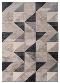 Сивo-бежов килим със смес от памук 140x200 cm Graphic – douceur d'intérieur