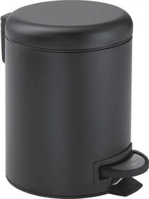 Gedy - кошче за отпадъци POTTY 3 l с механизъм за меко затваряне, матово черно