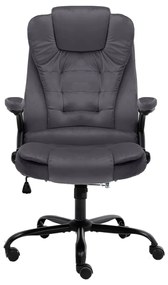 20569 vidaXL Офис стол, тъмносив, кадифе