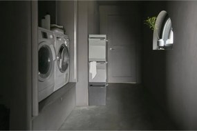 Кутия за пране Brabantia Stackable 1000829, 35 л, Преден отвор, Широк капак, Сгъваема, Зелен