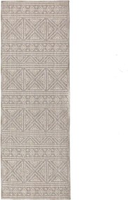 Сива/бежова пътека подходяща за пране 78x230 cm Lucia – Flair Rugs