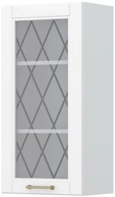 Висящ шкаф Tahoma V9-45-1KS with Витрина-White matte