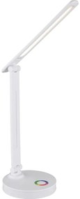 Globo 58445W - LED RGBW регулируема настолна лампа GERALDO LED/5W/230V + LED/2W