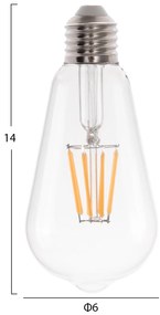 LED крушка HM4188.01 прозрачна