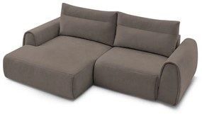 Кафяв ъглов диван Aden – Bobochic Paris