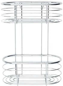 Сребърен рафт за душ Trestina, 26 x 35 cm - Wenko