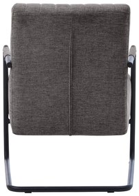 Тъмносиво кресло Trout – Unique Furniture