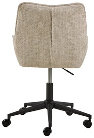 Бежов офис стол Eddie – Actona