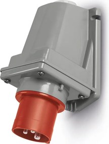 Scame Промишлен щепсел 3P+N+Е 32A 380-415V IP44/54, 6h серия Optima за открит монтаж  - 240.3297