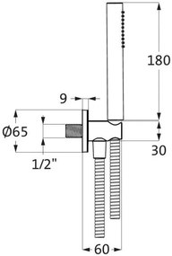 Комплект релса за душ Herzbach Living Spa II