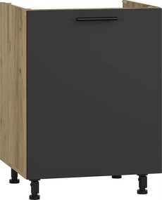 Долен шкаф Vento DK-60/82 60см Антрацит