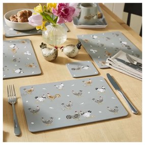 Коркови подложки за хранене в комплект 4 бр. 21x29 cm Hen House – Cooksmart ®