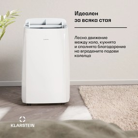 Klarstein Grandbreeze мобилен климатик | 12000 BTU | 42 см | 56 м² | Клас на енергийна ефективност A+