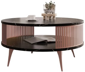 Холна маса Roenni Ember-Черен мрамор