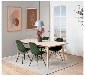 Тъмнозелен стол за хранене Eris - Actona