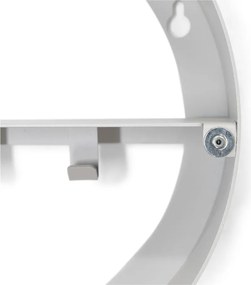 Кафяво-сив метален стенен/с огледало шкаф за баня 35x35 cm Sonnet – Spinder Design