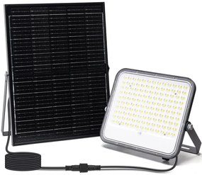 Aigostar - LED соларен прожектор 200W, 3,4V, IP66, димер + дистанционно