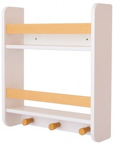 GINGER HOME Органайзер/етажерка за стена WHITE