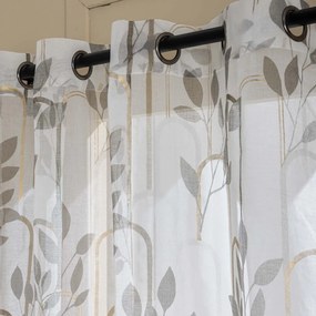 Сива завеса от воал 140x240 cm Roseris – douceur d'intérieur