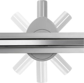 Линеен сифон Rea Neo Slim Pro Nickel Brush INOX 70