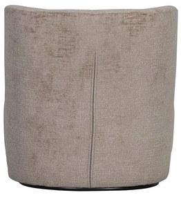 Светлокафяво кресло от кадифе Atty - WOOOD