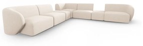 Кремав променлив ъглов диван Shane - Micadoni Home