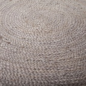 Сив килим от юта , ⌀ 150 см Istanbul - Flair Rugs