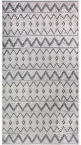 Сив килим подходящ за пране 160x230 cm Zig Zag – Vitaus
