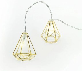LED крушка в поредица Metal diamond-Злато-Стабилен (10) парчета