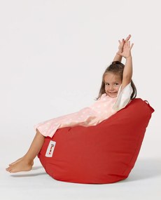 Градински пуф Premium Kids, цвят Червен