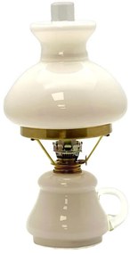 Газова лампа TEREZA 34 см опал