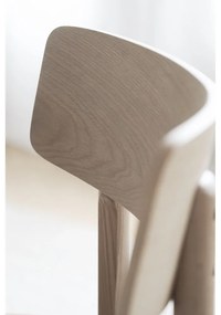 Кафяв коняк/естествени трапезни столове в комплект от 2 бр. от имитация на кожа Wolcott – Rowico