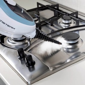 Парочистачка Ariete STEAM MOP 4164/00 10в1, 1500 W, 350 мл, Въртяща се глава, Аксесоари, Бял/Син