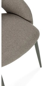 Зелени тапицирани трапезни столове в комплект 2 бр. Lia – Marckeric