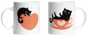 Комплект от 2 керамични чаши Caught in Love, 330 ml Caught In Love - Butter Kings