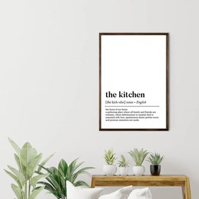 Плакат в рамка 50x70 cm Kitchen - Wallity