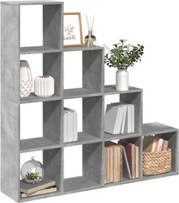 857970 vidaXL Разделител за стая / библиотека 4 нива 131,5x29x131,5 см