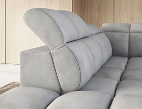 Ъглов диван Chicago-Сив-Ляв