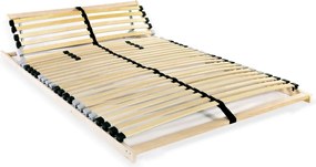246452 vidaXL Подматрачна рамка с 28 ламела, 7 зони, 100x200 см