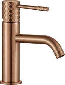 Смесител за мивка Rea Lungo Diamond Brush Copper