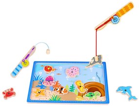 Tooky toy  -  Дървена магнитна игра Морско дъно - TKF040